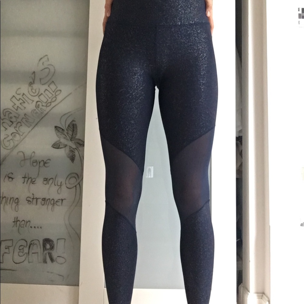 NIKE dri-fit navy blue leggings